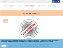 Tablet Screenshot of penadarevolta.com